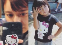 【 上白石萌歌 】26歳誕生日に〝激かわ〟幼少期ショット公開　「いまもむかしも、キティちゃんだいすき」