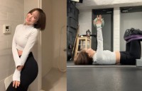 【 山川恵里佳 】　ハードなトレーニング動画を披露　「カラダが重い日でもトレーニング後はすっきり！」