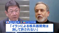 日・イラン外相が電話会談　茂木外務大臣「湾岸諸国への攻撃やホルムズ海峡の航行を脅かす行為の停止求める」