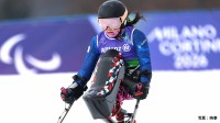 村岡桃佳が大回転の1本目を終えメダル圏内の2位、2本目で大会3連覇の偉業に挑む　立位の本堂杏実は12位【ミラノパラ】