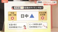 桜が満開になる頃、スギ花粉はピークアウト？花粉症の人におすすめの“花見タイミング”とは【Nスタ解説】