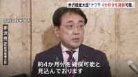 プラスチックなどの原料ナフサ「4か月分を確保可能」赤沢経産大臣　中東以外からの調達急ぐ方針