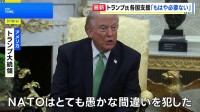 「NATOには深く失望」トランプ大統領　日本などの支援“もはや必要ない”　ホルムズ海峡への艦船派遣めぐり