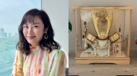 【 山口もえ 】一目惚れ〝白い兜の五月人形〟ポイントは〝ケースに入って出し入れ簡単〟多忙な母ならではの着眼点