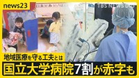 国立大学病院7割が赤字も…“人口最少県”で黒字維持　秘策は「ロボット」＆「ケチケチ」？ 地域医療の“最後の砦”を守る工夫とは【news23】