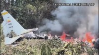 南米コロンビアで125人搭乗の軍用輸送機が墜落　これまでに8人死亡　事故原因を調査中