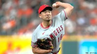菊池雄星、古巣相手に今季初登板で初勝利ならず...5回途中2失点　エ軍は敵地で開幕2連勝、トラウトが2戦連発