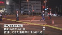 千葉市で小学2年生の男児（8）がはねられ死亡　横断歩道を渡る途中で直進車2台に