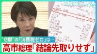 「おにぎり持ってきた」物価高は花見客にも　高市総理の“悲願”「消費税ゼロ」はトーンダウン･･･「給付付き税額控除」議論も開始【サンデーモーニング】
