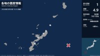 鹿児島県、沖縄県で最大震度1の地震　鹿児島県・与論町、沖縄県・名護市、国頭村、うるま市