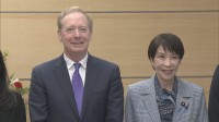米マイクロソフト社長が高市総理を表敬訪問　日本に1.6兆円規模の巨額投資へ　AI分野などに3年間で　AIインフラ共同開発・サイバーセキュリティ強化など