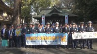 警視庁立川警察署が交通安全発祥の地で交通安全イベント　「春の全国交通安全運動」を前に地域住民の安全を祈願