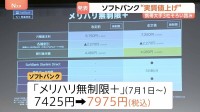 「品質を維持できなくなる」ソフトバンク月額料金プラン“最大550円の実質値上げ”　データ通信使い放題7425円→7975円