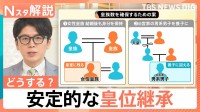 「安定的な皇位の継承」各党が議論 1年ぶり全体会議、王位継承権 海外での事例は？【Nスタ解説】