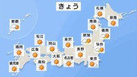 【16日きょうの天気】列島広く天気回復、夏日の所も　関東北部・東北中心ににわか雨の可能性も　西日本・北海道では晴天続く