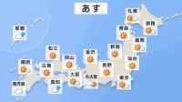 あす（25日）の天気　4月最後の土日は東・北日本で行楽日和　西日本は26日（日）に雨で雨足強まるおそれ　ゴールデンウイークも雨の日多い予想