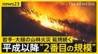 「全然寝られない」岩手・大槌の山林火災　延焼続き平成以降“２番目の規模”に　牛舎が燃えた畜産家は牛残せぬ苦悩も【news23】
