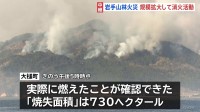 岩手・大槌町の山林火災 4日目も延焼続く　規模拡大して消火活動　避難指示エリア拡大で対象は1541世帯3233人に