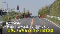 茨城・ひたちなか市の県道で20代から30代くらいの男性が死亡しているのが見つかる　頭にはタイヤでひかれた痕　警察がひき逃げ事件とみて捜査