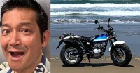 【 山口智充 】　ツーリングへ想い　「走ってますかぁ〜　いい時季ですね〜！」　バイクの写真添え　「これからまだまだ色んなバイクに乗ってみたい！」
