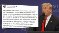 「アメリカ軍がイランの小型船7隻を撃沈」トランプ大統領がSNSに投稿　退避支援「プロジェクト・フリーダム」中に