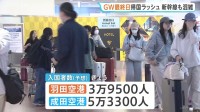 GW最終日で“帰国ラッシュ”　羽田・成田空港で9万人超が入国の予想　東海道新幹線のぞみは午前中「ほぼ満席」