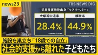 児童養護施設などを巣立って…「ケアリーバー」となった若者たち “孤独”“不安”を一人で抱えないで！自立への課題と必要な支援とは【news23】
