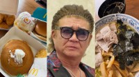 【 小沢仁志 】早起き→パンケーキ＆バーガーで「朝マック！」続いて肉盛り「昆布水つけ麺」暑さに備えて朝食充実　フォロワー「パワーもらいました」