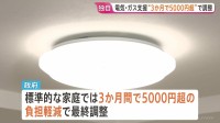 電気・ガス料金支援“3か月間で5000円超の負担軽減”で最終調整　3兆円規模の補正予算案の全容判明