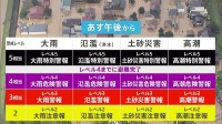 「警報」「注意報」などの防災気象情報 あす大幅刷新　災害ごとに名称を整理 警戒レベル4相当に「危険警報」を新設　気象庁