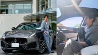 【 速水もこみち 】　マセラティ運転姿に　ファン驚愕　「足長すぎて窮屈そう」「椅子かなり後ろなのに…」　異次元のスタイルに絶賛の声