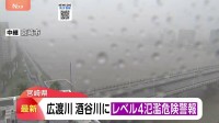 「レベル4氾濫危険警報」宮崎県・広渡川水系広渡川に発表　「危険警報」は防災気象情報の刷新後、全国初　レベル4のうちに避難完了を