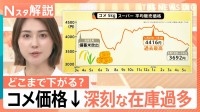 「“損切り”してでも売りたい業者が」コメ値下がりいつまで続く？新米供給でさらに下落か【Nスタ解説】