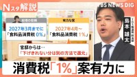 消費税「4月から1％」案が政府内で有力に、「統一地方選挙」前に公約実現で成果をアピール？【Nスタ解説】