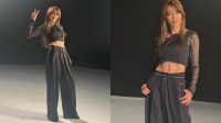 【 工藤静香 】 「腹筋ヤバい　カッコイイ」「腹筋から目が離せないっ！」　バキバキ腹筋のMV撮影カット公開　お茶目なツアー告知にも反響