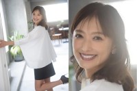 【 望月理恵 】　爽やかショットに　ファン反響　「美脚度がヤバすぎる」「綺麗かわいい❤」「モッチーかと思ったら天使だった」