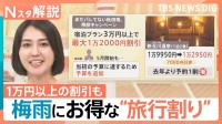 梅雨の閑散期の今…お得に泊まれる“旅行割り”、降水確率連動クーポンなど“雨の日限定”の割引サービス【Nスタ解説】