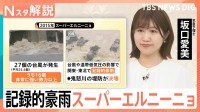 2年ぶりに発生「エルニーニョ現象」、海面水温「＋2℃」がもたらす「スーパーエルニーニョ」の恐ろしさ【Nスタ解説】