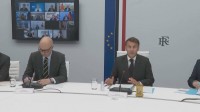G7や中国など参加のオンライン会議　マクロン大統領「世界経済の不均衡の是正」呼びかけ