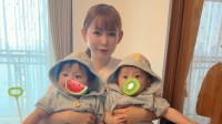 【 中川翔子 】　双子育児の〝リアルなハプニング〟に奮闘　「朝からお風呂にはいる大事件」も　「大変だけど本当かわいい、双子で良かった！」