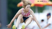 女子三段跳・船田茜里「周りの空気を自分に持ってこなあかん（笑）」日本記録保持者・森本をおさえ初V【陸上・日本選手権】