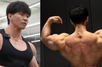 【横川尚隆】鍛え上げた背中の筋肉を披露　「大会まであと7週間　必ずみんなに勝利を届ける」