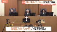 妊婦死亡事故でおなかの中の赤ちゃんにも重い障害… 禁錮2年6か月の実刑判決　胎児の被害が認められない“刑法の壁”を前に遺族が署名活動も