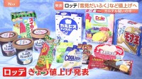 ロッテ「雪見だいふく」「BIGスイカバー」など値上げへ　アイスメーカー各社による“価格カルテル”疑いのなか1日遅れで発表