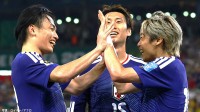 森保ジャパン、W杯史上最多4得点で今大会初勝利！上田2G＆鎌田2試合連続弾、伊東W杯初Gで2位浮上【北中米大会】