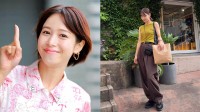 【 鷲見玲奈 】　「蒸し蒸し暑いー」梅雨を乗り切る「水陸両用パンツ」私服コーデ公開　美スタイル際立つ全身ショットに「素敵」「お似合い」絶賛の声