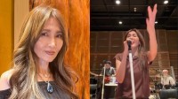 【 工藤静香 】　「作って正解でした」こだわりの “特注マイクスタンド” をお披露目　SUPER BEAVER柳沢亮太 提供の新曲「凛」を披露