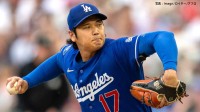 大谷翔平は6回3失点で8勝目権利　二刀流で160km超え連発の粘投　捕逸から一時勝ち越しも許すも、自身に援護タイムリー