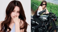 【 ダレノガレ明美 】　相棒「トライアンフ『Bonneville T120 Black』」で爽快ツーリング　「リアル峰不二子」「イケてる姉さん」「このままポスターに」と絶賛の声