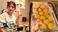 【 井上咲楽 】「梅仕事をあわただしく！」梅干し・梅酒・梅シロップで梅づくしの日常　一方で「料理本撮影はじまっております！」